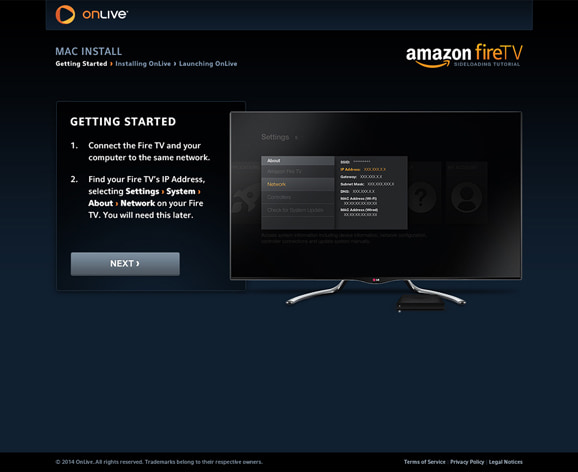 OnLive: Amazon FireTV Sideloading Site - Nick Perata