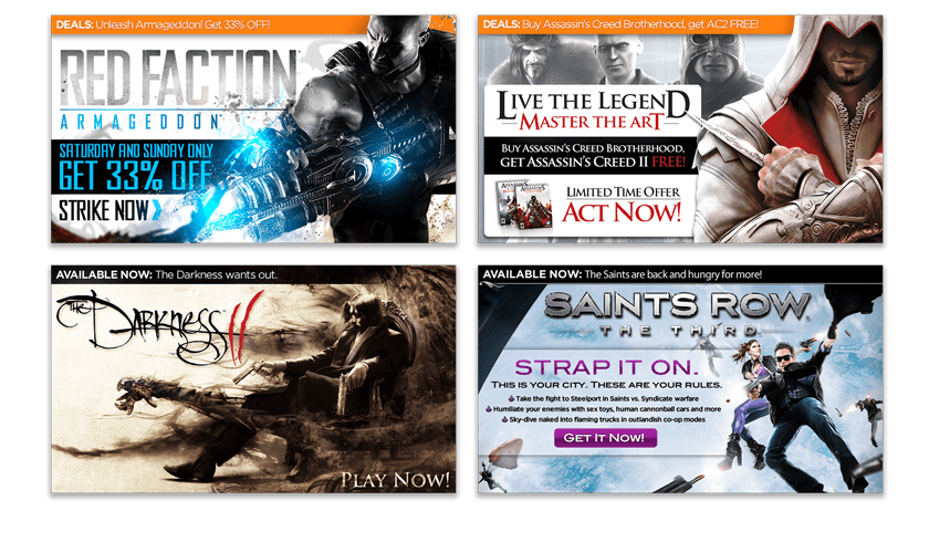 OnLive: Games Marketing/Promo Assets - Nick Perata